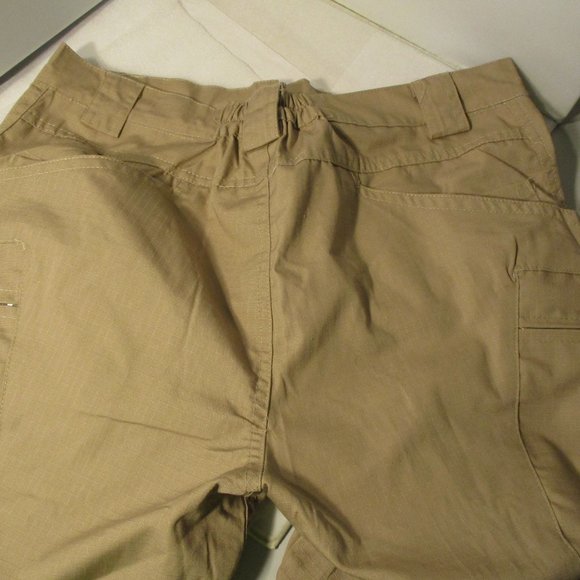 Mens Large Khaki Cargo Work Pants - Picture 7 of 9